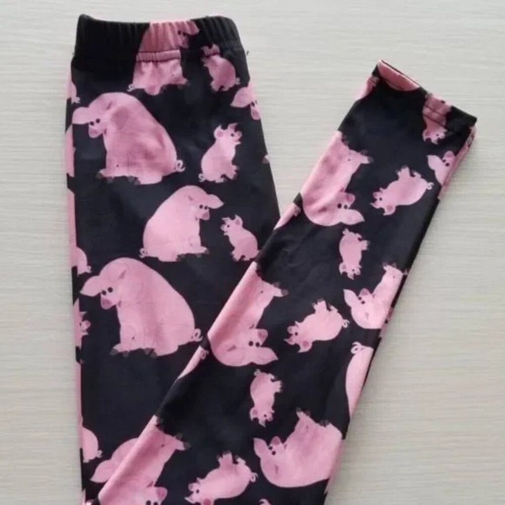 Pig Leggings Size Small NEW